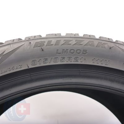 5. 315 35 21 2x BRIDGESTONE 315/35 R21 111V XL Blizzak Lm005 Winterreifen 2021 6,5-6,8mm