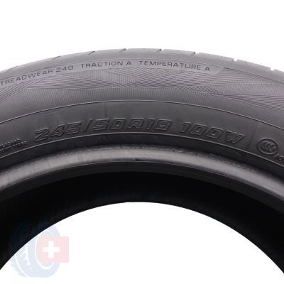 4. 245 50 18 2x YOKOHAMA 245/50 R18 100W Advan Sport V105 MO Sommerreifen 7-7,2mm 2018 Wie Neu