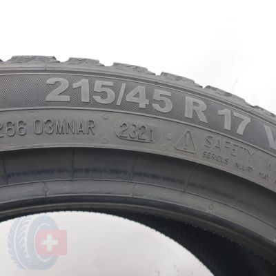 7.  215 45 17 4x SEMPERIT 215/45 R17 91V XL Speed-Grip 5 Winterreifen 2021 7,5-7mm 