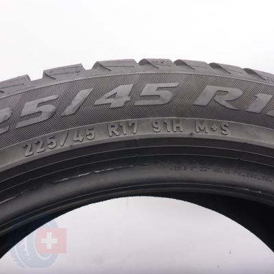 5. 225 45 17 2x PIRELLI 225/45 R17 91H Sottozero 3 Winter Winterreifen 2019 6,8mm