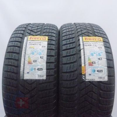 235 45 17 2x PIRELLI 235/45 R17 97H XL Winter Sottozero 3 Winterreifen 2013, 2015 UNGEBRAUCHT