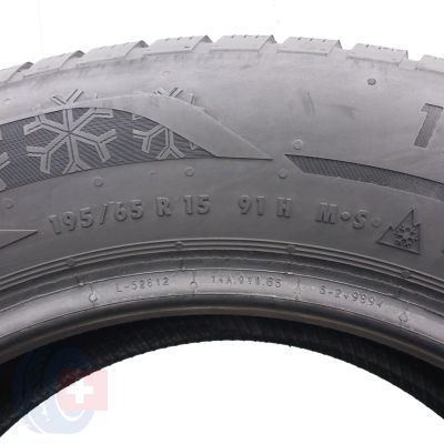 5. 4 x ESA TECAR 195/65 R15 91H SuperGrip Winterreifen 2020 6,2-7,8mm