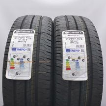 215 60 16C 2x CONTINENTAL 215/60 R16C 103/101T VanContact eco Sommerreifen 2023 VOLL WIE NEU