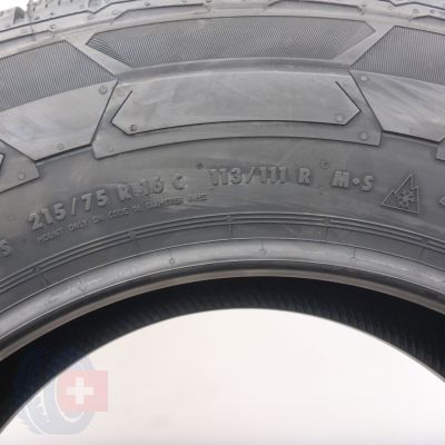 8. 215 75 16C 4x CONTINENTAL 215/75 R16C 113/111R VanContact Winter Winterreifen 2020, 2021 WIE NEU VOLL
