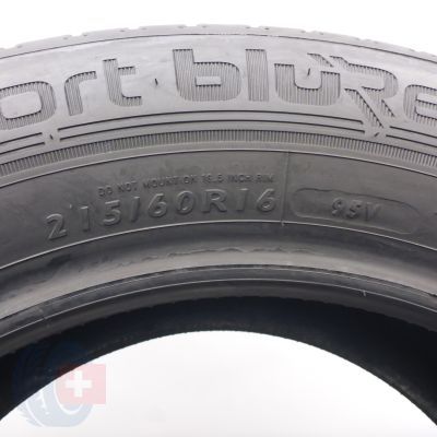 6.  215 60 16 2x DUNLOP 215/60 R16 95V Sport bluResponse Sommerreifen 2025 7,5mm WIE NEU 