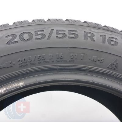 4. 205 55 16 2x CONTINENTAL 205/55 R16 91T WinterContact TS860 Winterreifen 2018, 2020 6,5-7mm