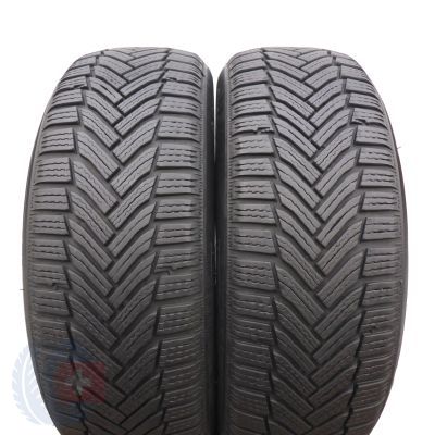 205 60 16 2x MICHELIN 205/60 R16 92T Alpin 6 Winterreifen 2021 WIE NEU 7,2mm