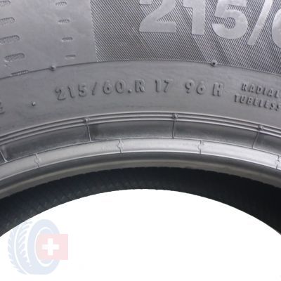6. 4 x CONTINENTAL 215/60 R17 96H ContiEcoContact 5 Sommerreifen DOT20 6,2mm