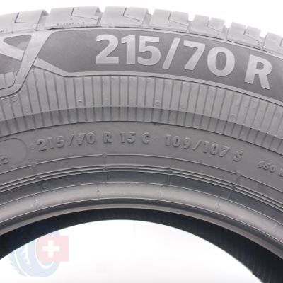 4. 215 70 15C 2x CONTINENTAL 215/70 R15C 109/107S VanContact Eco Sommerreifen 2023 7,5mm