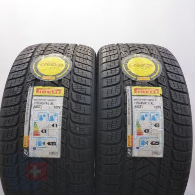  275 45 18 2x PIRELLI  275/45 R18 107V XL Winter Sottozero 3 MGT Winterreifen 2019 VOLL Ungebraucht  
