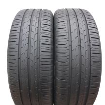 2 x CONTINENTAL 185/55 R15 86H XL EcoContact 6 Sommerreifen 2019 5.8-6.4mm