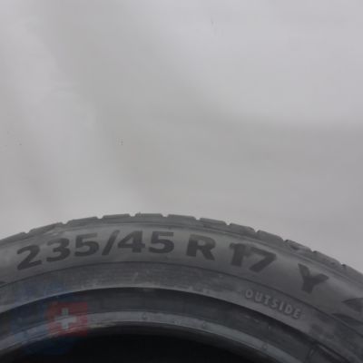 4. 235 45 17 2x CONTINENTAL 235/45 R17 94Y PremiumContact 7 Sommerreifen 2023 VOLL WIE NEU 