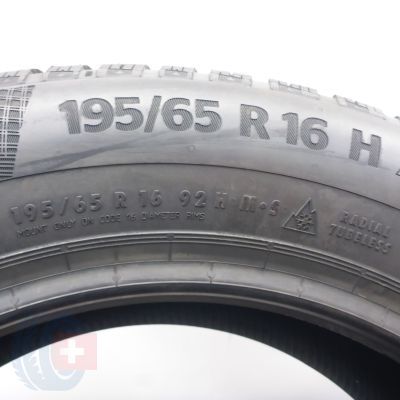 6. 195 65 16 4x CONTINENTAL195/65 R16 92H WinterContact TS 860 Winterreifen 2021 Ungebraucht  