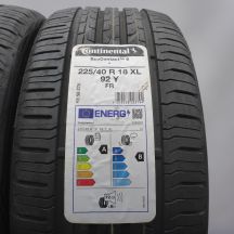 3. 225 40 18 2x CONTINENTAL 225/40 R18 92Y XL EcoContact 6 BMW Sommerreifen 2022 VOLL 