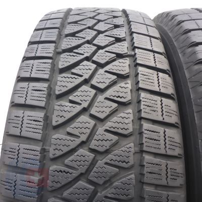 2. 225 65 16C 2x BRIDGESTONE 225/65 R16C 112/110R Blizzak W810 Winterreifen 2020 9-9,8mm