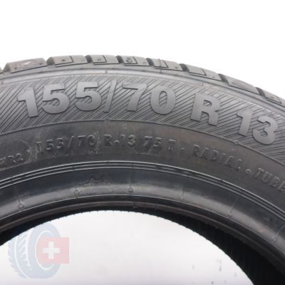 6.  155/70 R13 2x BARUM 75T Brillantis 2 Sommerreifen 2023 VOLL WIE NEU 