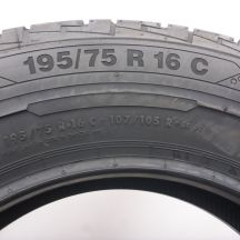 6. 195 75 16C 2x CONTINENTAL 195/75 R16C  107/105R ContiVanContact 100 Sommerreifen 2010/20 VOLL 