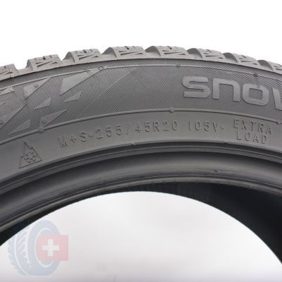 7.  255 45 20 4x NOKIAN  255/45 R20 105V XL Snowproof 2 SUV Winterreifen  2023 7,2-6,5mm