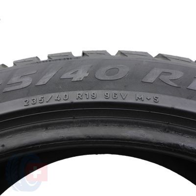 9. 235 40 19 4x PIRELLI 235/40 R19 96V XL Winter Sottozero 3 Winterreifen 2019 5,5-6,2mm