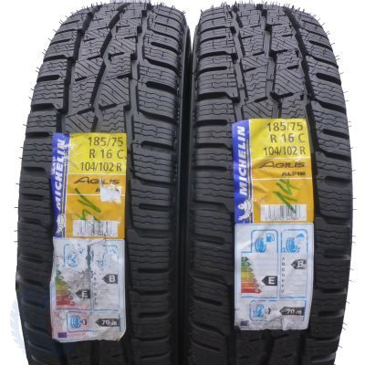 4. 4 x MICHELIN 185/75 R16 C 104/102R Agilis Alpin Winterreifen  2014 UNGEBRAUCHTE  