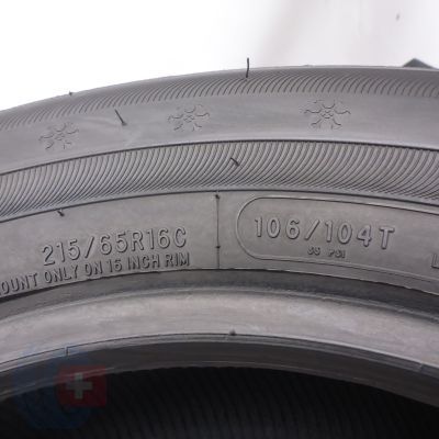 9. 215 65 16C 4x COOPER 215/65 R16C 106/104T WM-Van Avon Winterreifen 2023 9,8-8,8mm