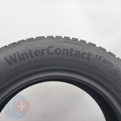 6. 185 65 15 2x CONTINENTAL 185/65 R15 88T WinterContact Ts870 Winterreifen 2023 7,2-8mm