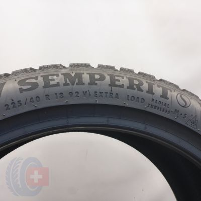 4. 225 40 18 2x SEMPERIT 225/40 R18 92V XL Speed-Grip 5 Winterreifen 2024 8-8,8mm WIE NEU