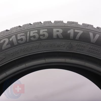 5. 215 55 17 2x SEMPERIT 215/55 R17 98V XL Speed-Grip 5 Winterreifen 2024 WIE NEU 7,2mm
