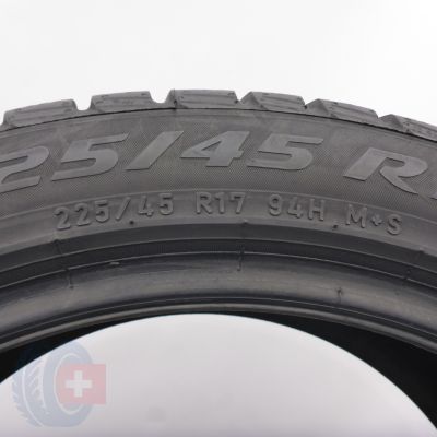 6.  225 45 17 1x PIRELLI  225/45 R17 94H Winter Sottozero 3 Winterreifen 2020 6,2mm
