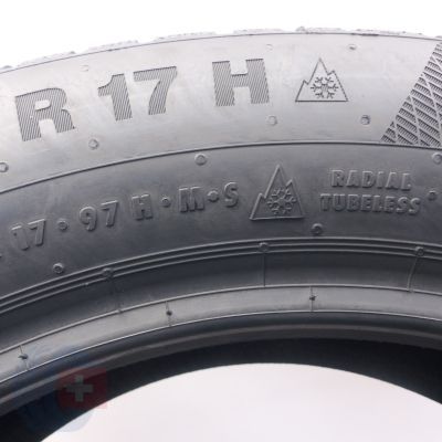 7.  225 55 17 2x CONTINENTAL 225/55 R17 97H WinterContact TS 850 P A0 Zima 2021 VOLL WIE NEU 