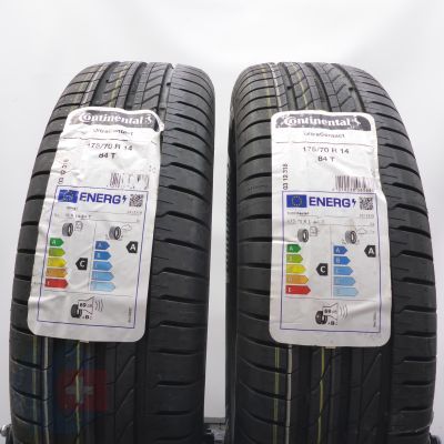 3. 175 70 14 4x CONTINENTAL 175/70 R14 84T UlteraContact Sommerreifen 2024 VOLL WIE NEU 