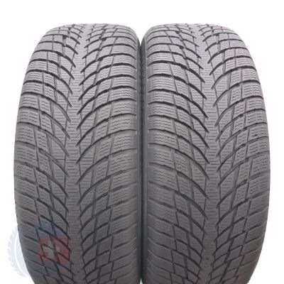 205 55 17 2x NOKIAN 205/55 R17 95V XL WR Snowproof P Winterreifen 7,8mm 2021 Wie Neu