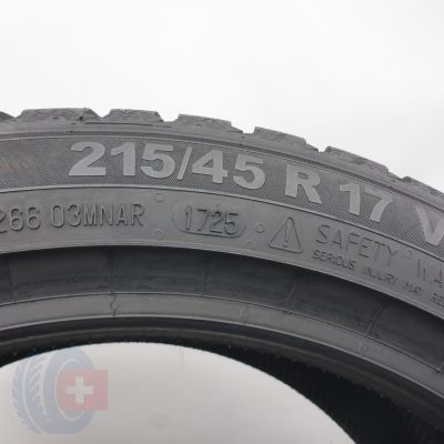 7. 215 45 17 4x SEMPERIT 215/45 R17 91V XL Speed-Grip 5 Winterreifen 2024/25 8,5 i 8mm WIE NEU 