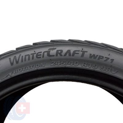 5. 2 x KUMHO 245/40 R19 98V XL WinterCraft WP71 Winterreifen 2020 6mm