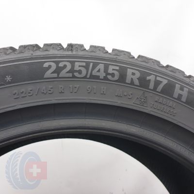 6. 225 45 17 4x SEMPERIT 225/45 R17 91H Speed-Grip 5 Winterreifen 2025 9mm WIE NEU 