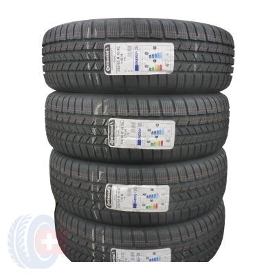 235 65 18 4x CONTINENTAL 235/65 R18 110H XL CrossContact Winter 2022 Winterreifen VOLL Wie Neu