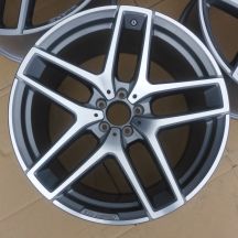 5. 4 x Alufelgen 21 MERCEDES  GLE 5x112 Et52,5/38 10/11J Original AMG RDKS