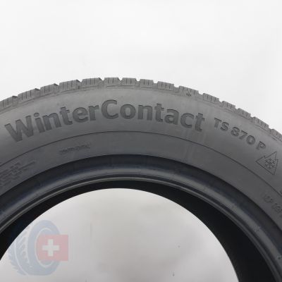 6. 215 65 16 2x CONTINENTAL 215/65 R16 98H WinterContact TS870P Winterreifen 2024 7,5-7,8mm