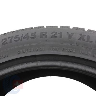 7. 2 x CONTINENTAL 275/45 R21 110V XL WinterContact TS850P SUV Winterreifen 2022 7mm