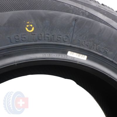 7. 4 x NORDEXX 195/70 R15 C 104/102R WinterSafe Van Winterreifen  2020 VOLL WIE NEU 