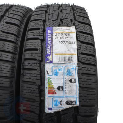 2. 205 65 16C 2x MICHELIN 205/65 R16C 107/105T Agilis Alpin Winterreifen 2020 WIE NEU VOLL