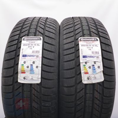 5. 255 55 19 4x CONTINENTAL 255/55 R19 111V XL WinterContact TS870P Winterreifen 2022 VOLL 