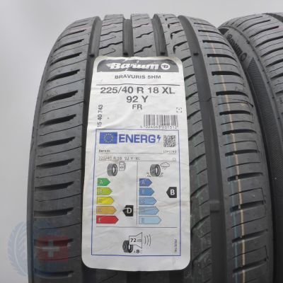 2. 225 40 18 2x BARUM 225/40 R18 92Y XL Bravuris 5 Sommerreifen 2022 VOLL 2. 225 40 18 2x BARUM 225/40 R18 92Y XL Bravuris 5 Sommerreifen 2022 VOLL