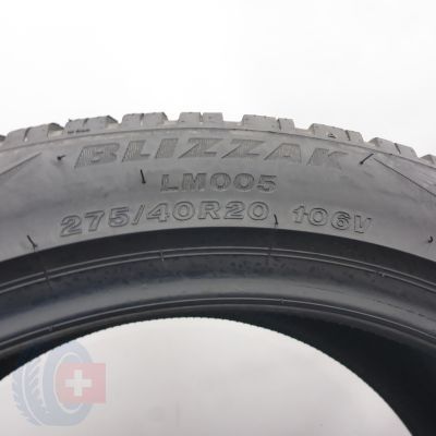 5.  275 40 20 2x BRIDGESTONE  275/40 R20 106V XL Blizzak LM005 Winterreifen 2019 6,8mm