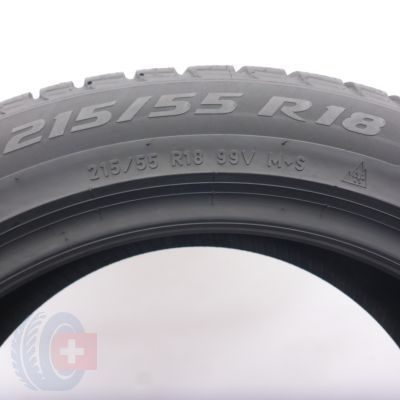 4. 215 55 18 1x PIRELLI 215/55 R18 99V XL MO Sottozero3 Winterreifen 2017 WIE NEU VOLL