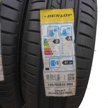 2. 2 x DUNLOP 185/65 R15 88H Sport Bluresponse Sommerreifen VOLL WIE NEU  2016 