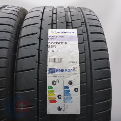 3. 245 35 19 2x MICHELIN 245/35 R19 93Y XL BMW Pilot Super Sport Sommerreifen 2025 WIE NEU VOLL
