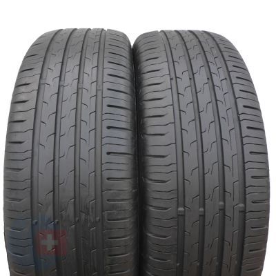 2 x CONTINENTAL 205/60 R16 92H EcoContact 6 Sommerreifen 2019/22  5,2-5,8mm