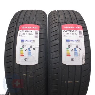 5. 4 x VREDESTEIN 215/55 R18 99V XL Ultrac Sommerreifen 2024 WIE NEU VOLL