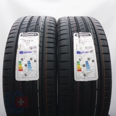 3. 225 55 18 4x CONTINENTAL 225/55 R18 98V PremiumContact 6 Sommerreifen 2025 VOLL WIE NEU